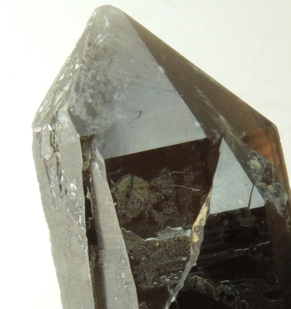 Quartz var. Smoky Quartz (Dauphin Law Twinned) from Moat Mountain, west of North Conway, Carroll County, New Hampshire