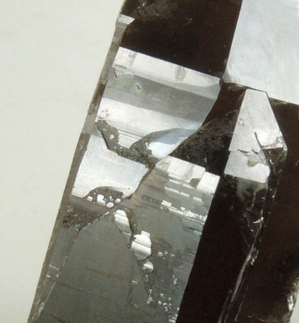 Quartz var. Smoky Quartz (Dauphin Law Twinned) from Moat Mountain, west of North Conway, Carroll County, New Hampshire