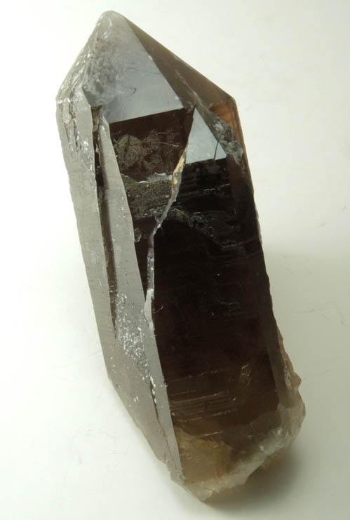 Quartz var. Smoky Quartz (Dauphin Law Twinned) from Moat Mountain, west of North Conway, Carroll County, New Hampshire