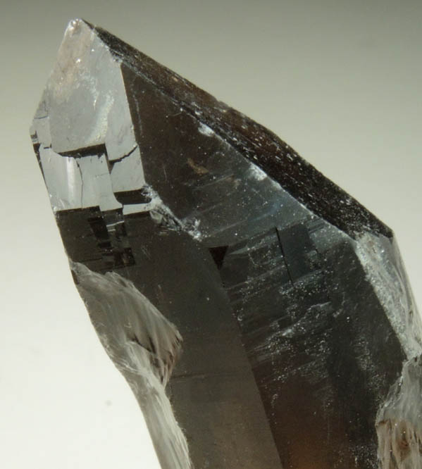 Quartz var. Smoky Quartz with 10.5 carat oval gemstone from Moat Mountain, west of North Conway, Carroll County, New Hampshire