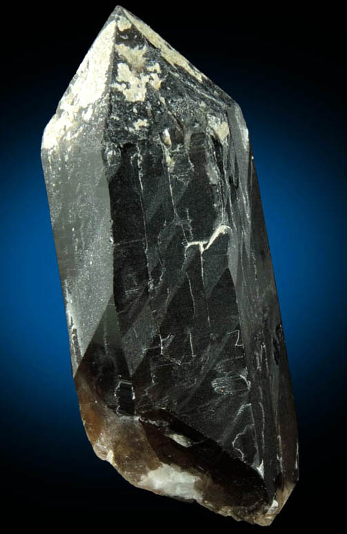 Quartz var. Smoky Quartz (Dauphin Law Twinned) from Moat Mountain, west of North Conway, Carroll County, New Hampshire