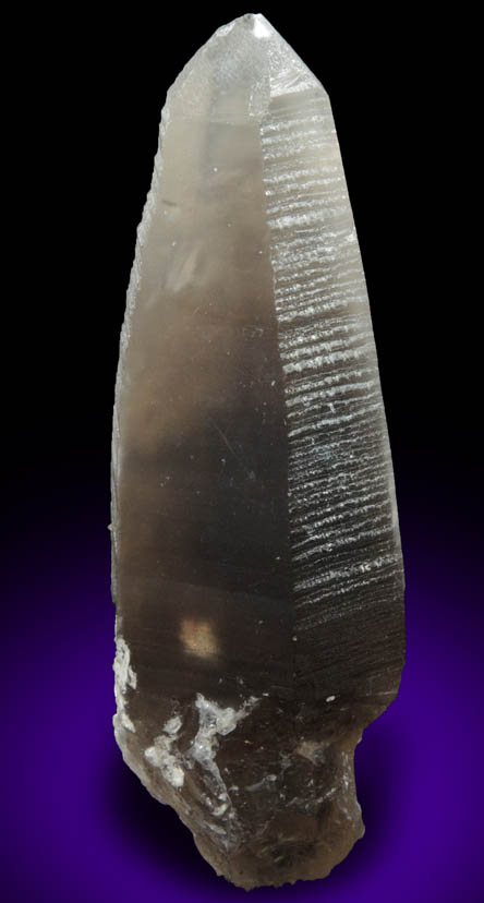 Quartz var. Smoky Quartz (flawless crystal) from Moat Mountain, west of North Conway, Carroll County, New Hampshire