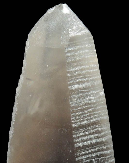 Quartz var. Smoky Quartz (flawless crystal) from Moat Mountain, west of North Conway, Carroll County, New Hampshire