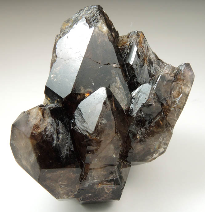 Quartz var. Smoky Quartz from Black Cap Mountain, east of North Conway, Carroll County, New Hampshire