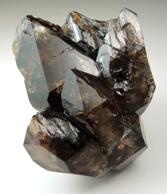 Quartz var. Smoky Quartz from Black Cap Mountain, east of North Conway, Carroll County, New Hampshire