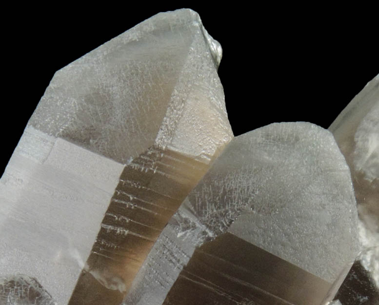 Quartz var. Smoky Quartz from Lord Hill Quarry, Stoneham, Oxford County, Maine