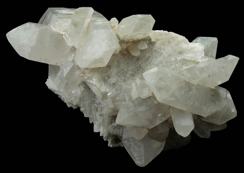 Quartz var. Smoky Quartz with Chlorite inclusions from Lord Hill Quarry, Stoneham, Oxford County, Maine