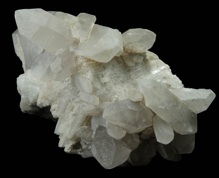 Quartz var. Smoky Quartz with Chlorite inclusions from Lord Hill Quarry, Stoneham, Oxford County, Maine