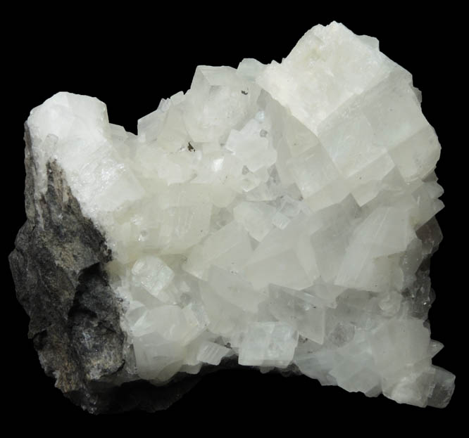 Calcite over Quartz from LaFarge Quarry, Ravena, Albany County, New York