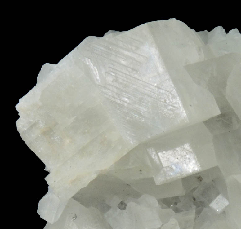 Calcite over Quartz from LaFarge Quarry, Ravena, Albany County, New York