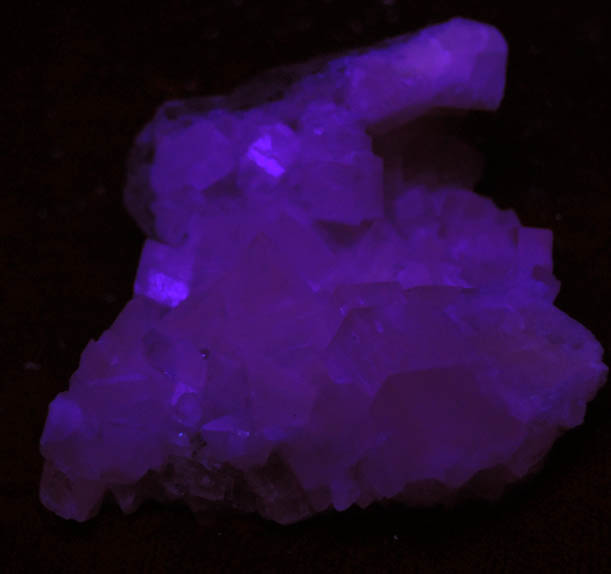 Calcite over Quartz from LaFarge Quarry, Ravena, Albany County, New York