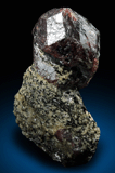 Almandine Garnet from subway excavation at 26th Street and 6th Avenue, Manhattan Island, New York City, New York