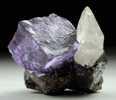 Fluorite and Calcite on Sphalerite from Elmwood Mine, Carthage, Smith County, Tennessee