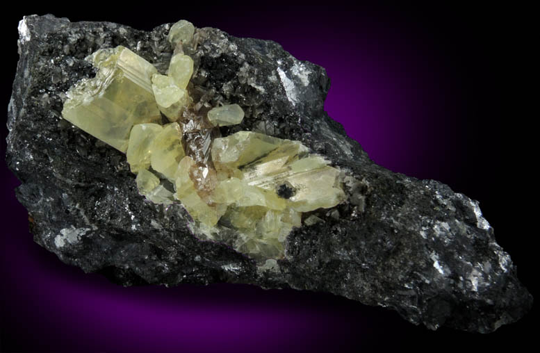 Anglesite and Cerussite on Galena from Touissit Mine, 21 km SSE of Oujda, Jerada Province, Oriental, Morocco