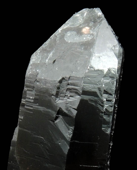 Quartz var. Smoky Quartz (Dauphin-law twins) from Moat Mountain, west of North Conway, Carroll County, New Hampshire