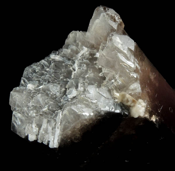 Quartz var. Smoky Quartz (Dauphin-law twins) from Moat Mountain, west of North Conway, Carroll County, New Hampshire