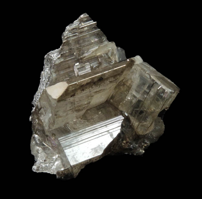 Cerussite (twinned crystals) from Bunker Hill Mine, Coeur d'Alene District, Shoshone County, Idaho