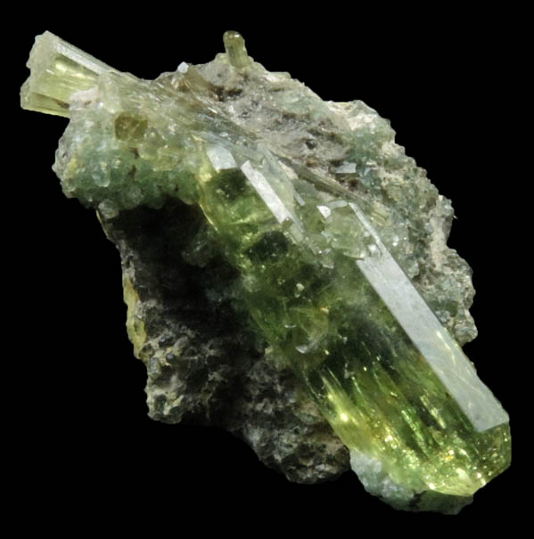 Vesuvianite from Bellecombe, Valle d'Aosta, Italy