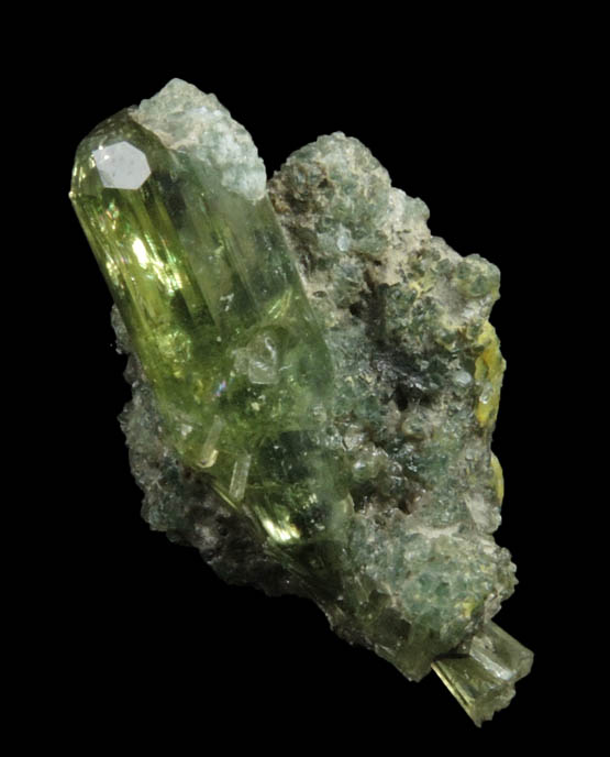 Vesuvianite from Bellecombe, Valle d'Aosta, Italy