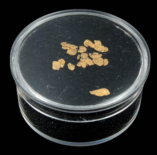 Gold from Hokitika District, South Island, New Zealand