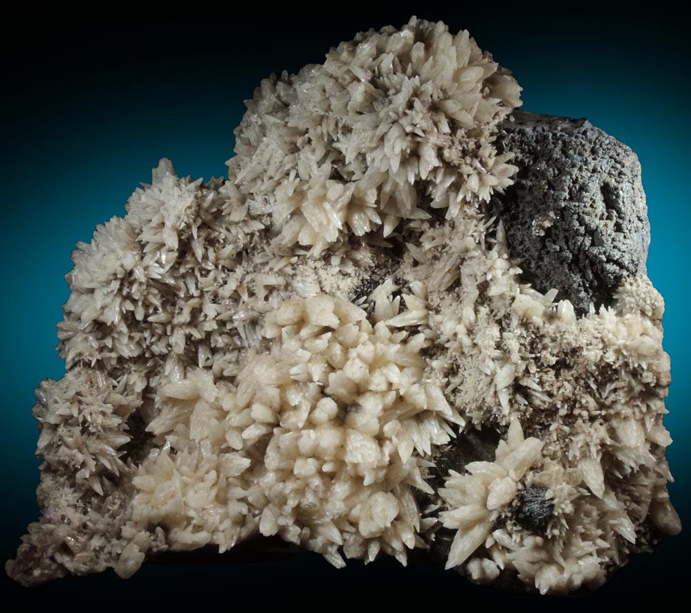 Calcite with Galena from Minerva #1 Mine, Cave-in-Rock District, Hardin County, Illinois