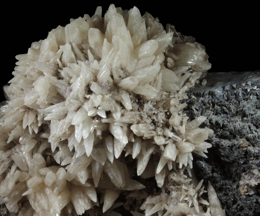 Calcite with Galena from Minerva #1 Mine, Cave-in-Rock District, Hardin County, Illinois