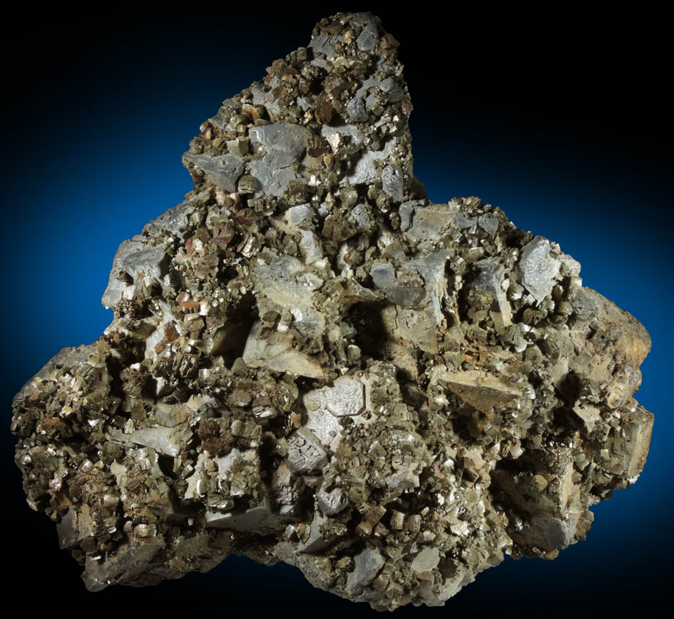 Marcasite on Galena from Tri-State Lead-Zinc Mining District, near Joplin, Jasper County, Missouri