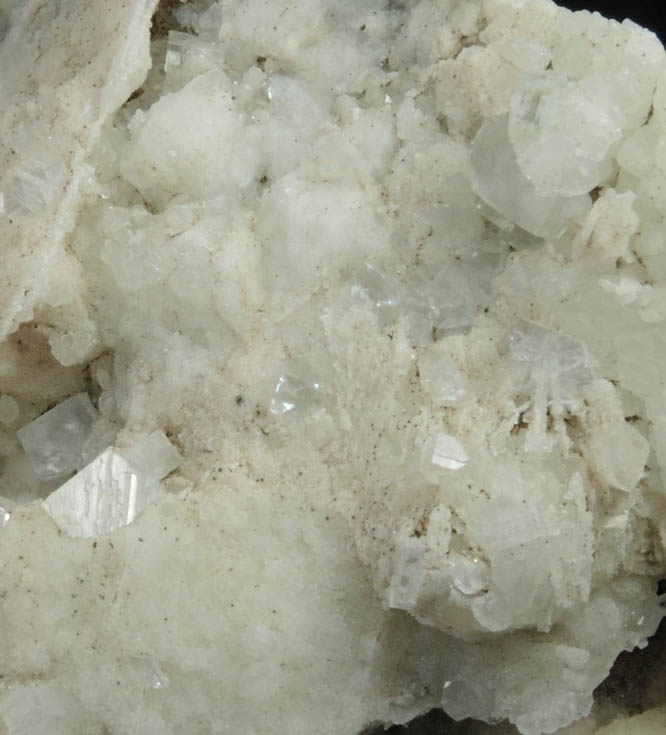 Datolite, Heulandite, Calcite, Pyrite from Millington Quarry, Bernards Township, Somerset County, New Jersey