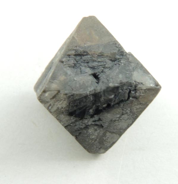 Diamond (3.72 carat translucent dark-gray octahedral crystal) from Zimbabwe