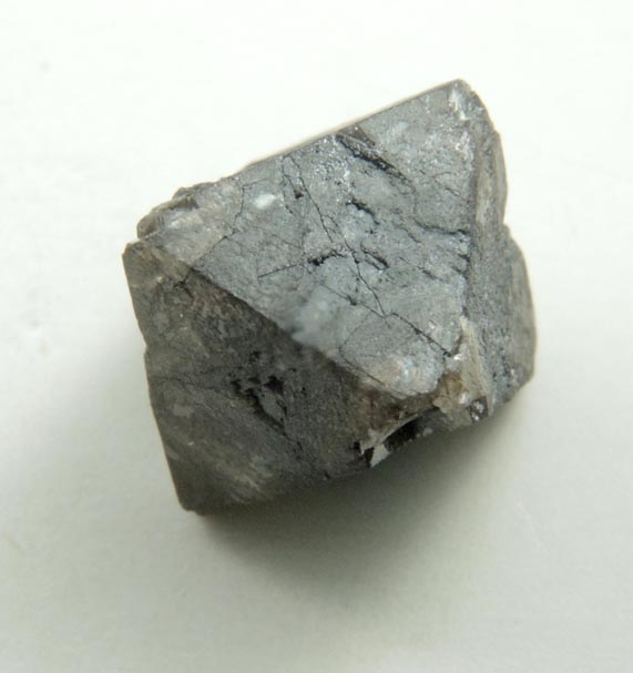 Diamond (3.72 carat translucent dark-gray octahedral crystal) from Zimbabwe