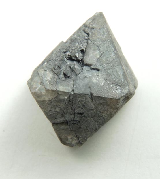 Diamond (3.72 carat translucent dark-gray octahedral crystal) from Zimbabwe