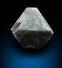 Diamond (2.54 carat translucent dark-gray octahedral crystal) from Zimbabwe