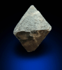 Diamond (2.13 carat translucent dark-gray octahedral crystal) from Zimbabwe