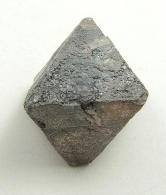 Diamond (2.13 carat translucent dark-gray octahedral crystal) from Zimbabwe