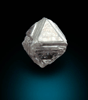 Diamond (0.20 carat pink-gray octahedral crystal) from Argyle Mine, Kimberley, Western Australia, Australia