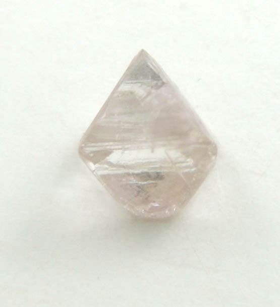 Diamond (0.28 carat pink-gray octahedral crystal) from Argyle Mine, Kimberley, Western Australia, Australia