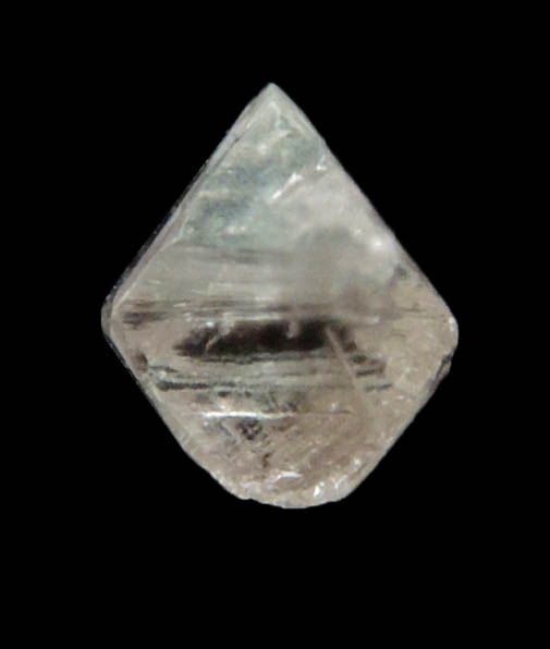 Diamond (0.28 carat pink-gray octahedral crystal) from Argyle Mine, Kimberley, Western Australia, Australia