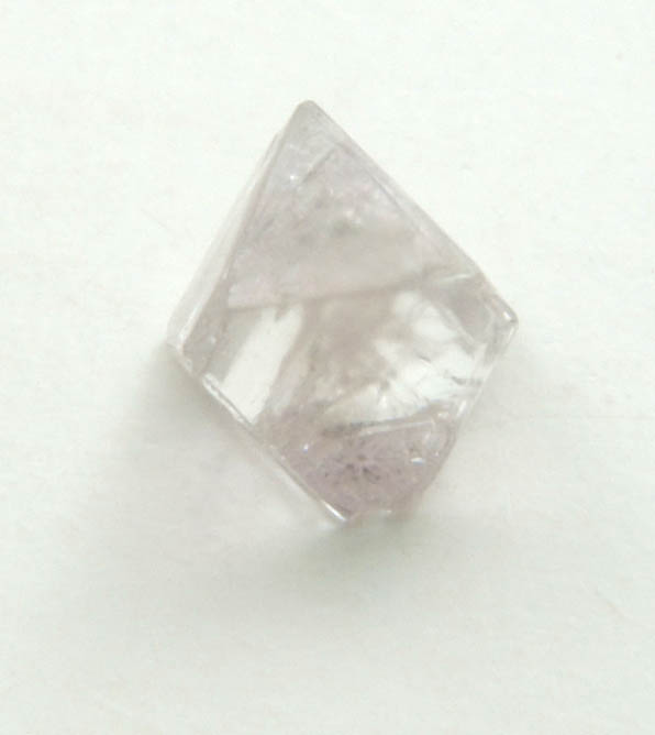 Diamond (0.21 carat pink-gray octahedral crystal) from Argyle Mine, Kimberley, Western Australia, Australia