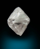 Diamond (0.21 carat pink-gray octahedral crystal) from Argyle Mine, Kimberley, Western Australia, Australia