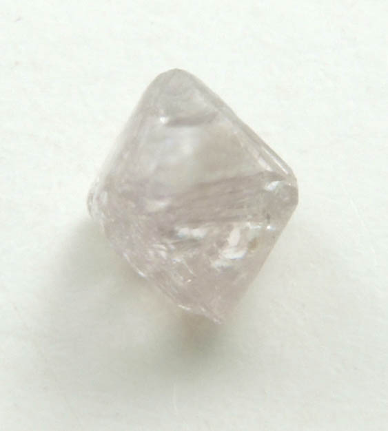 Diamond (0.21 carat pink-gray octahedral crystal) from Argyle Mine, Kimberley, Western Australia, Australia