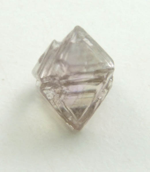 Diamond (0.19 carat pink-gray octahedral crystal) from Argyle Mine, Kimberley, Western Australia, Australia