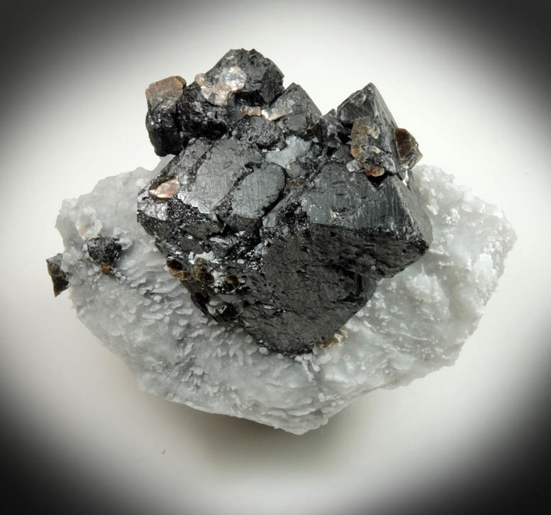 Spinel with Phlogopite in Calcite from Amity-Edenville marble belt, Warwick Township, Orange County, New York