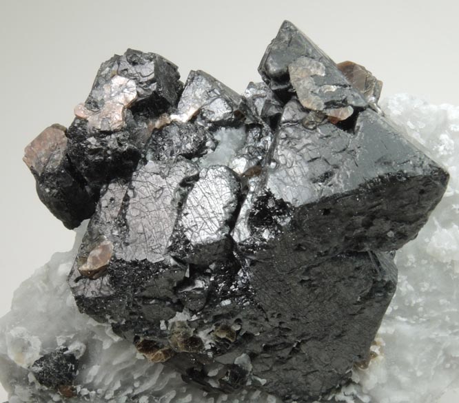 Spinel with Phlogopite in Calcite from Amity-Edenville marble belt, Warwick Township, Orange County, New York