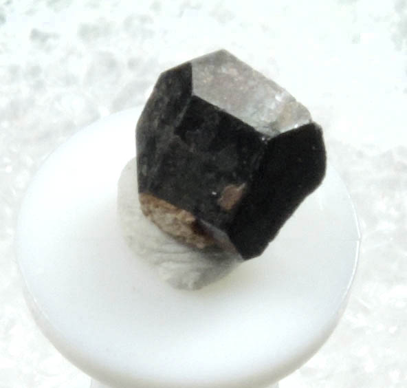 Uraninite from Swamp No. 1 Quarry, Topsham, Sagadahoc County, Maine