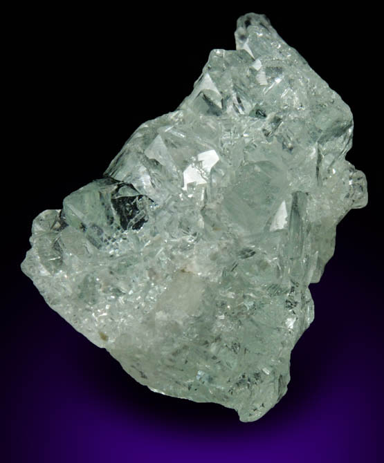 Beryl var. Aquamarine (etched crystal) from Minas Gerais, Brazil