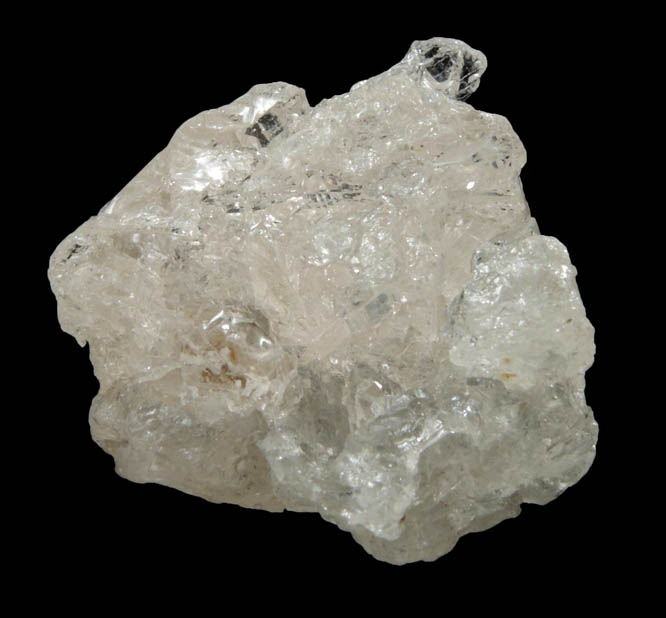 Beryl var. Morganite (etched crystal) from Himalaya Mine, Mesa Grande District, San Diego County, California