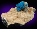 Cavansite with Stilbite from Wagholi Quarry, Maharashtra, India