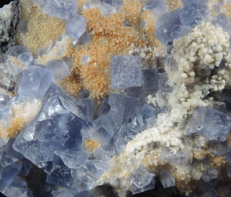 Fluorite on Quartz from Royal Flush Mine, Hansonburg District, 8.5 km south of Bingham, Socorro County, New Mexico