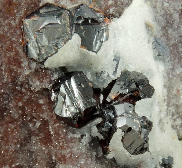 Sphalerite and Quartz from Shuikoushan Mine, Hunan, China