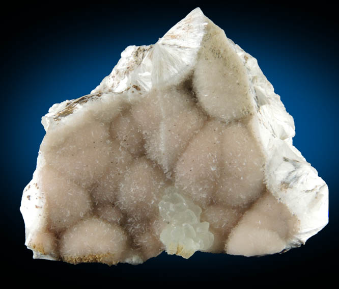 Pectolite with Prehnite from Millington Quarry, Bernards Township, Somerset County, New Jersey